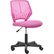 Mesh Armless Desk Chair with Adjustable Seat Height