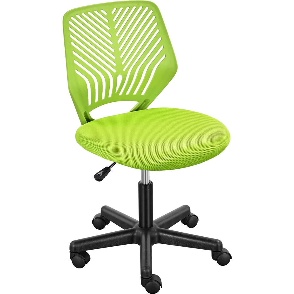 Mesh Armless Desk Chair with Adjustable Seat Height