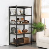 5-Tier Metal Storage Shelving Boltless Assembly