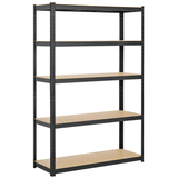 5-Tier Bolt-Free Metal Storage Shelving