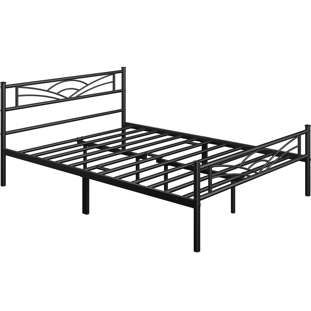 Cloud-inspired Design Metal Bed Frame