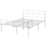 Scroll Design Metal Bed Frame