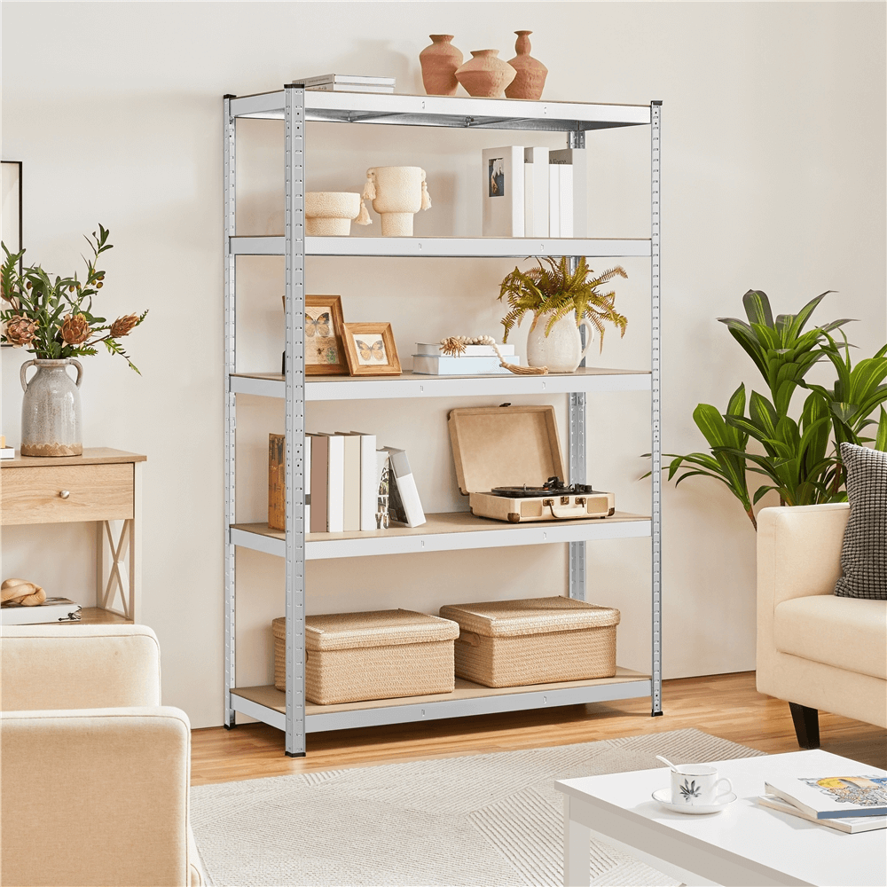 5-Tier Bolt-Free Metal Storage Shelving