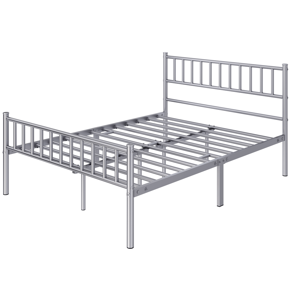 Stripe Design Metal Bed Frame