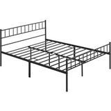 Stripe Design Metal Bed Frame