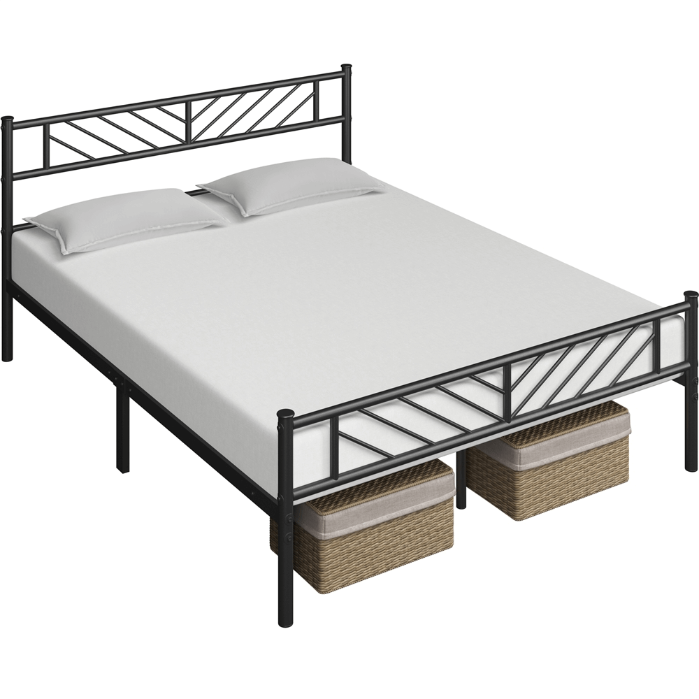 Arrow Design Metal Bed Frame