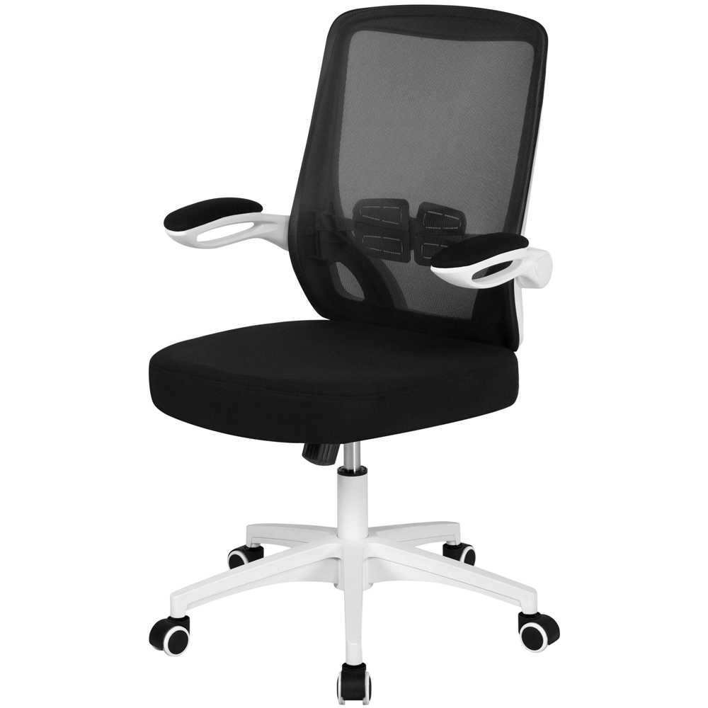 Mesh Office Chair with Flip-up Armrests