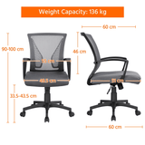 Mesh Office Chair with Armrests