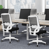 Mesh Office Chair with Flip-up Armrests