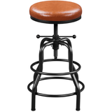 Industrial Swivel Bar Stool