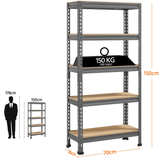 5 -Layer Boltless Storage Shelf  750 kg Capacity